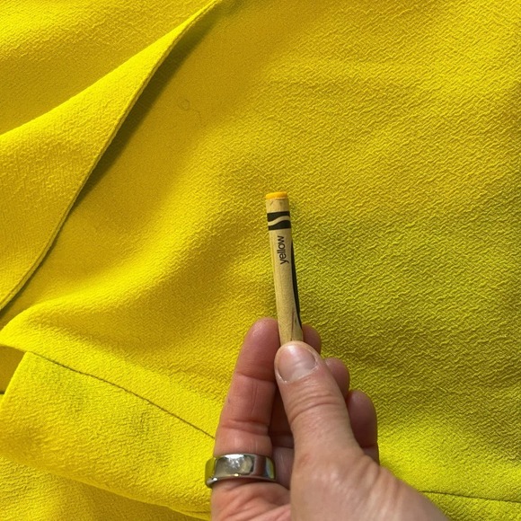 J.O.A.  Los Angeles Yellow halter tank top M - Picture 9 of 10